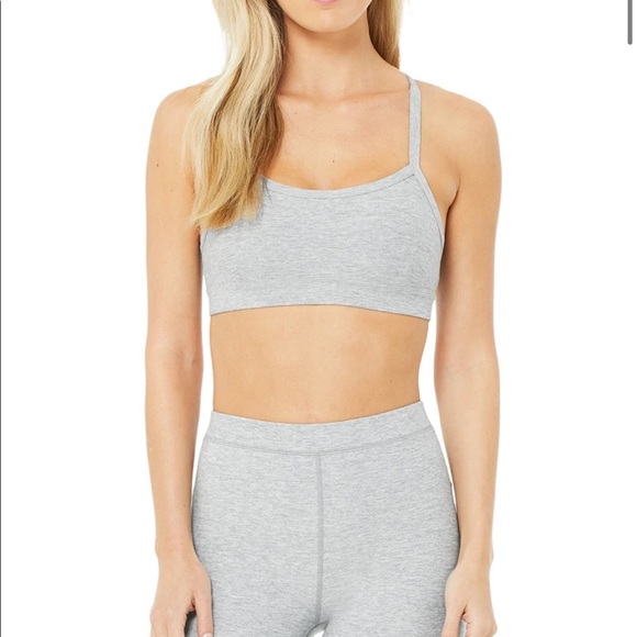 ALO Yoga Other - NWOT  Alo Alosoft Gratitude Bra zinc Heather